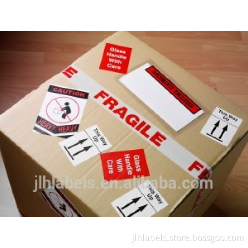 3" x 5" on Semi Gloss Stock, Delicate Instruments handle with care label,500 labels